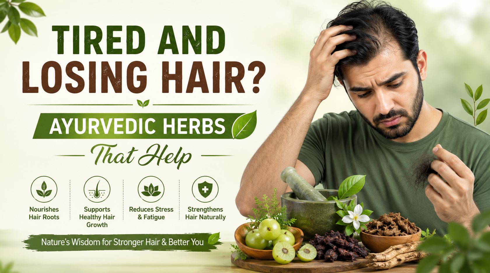 Tired and Losing Hair? Ayurvedic Herbs That Help