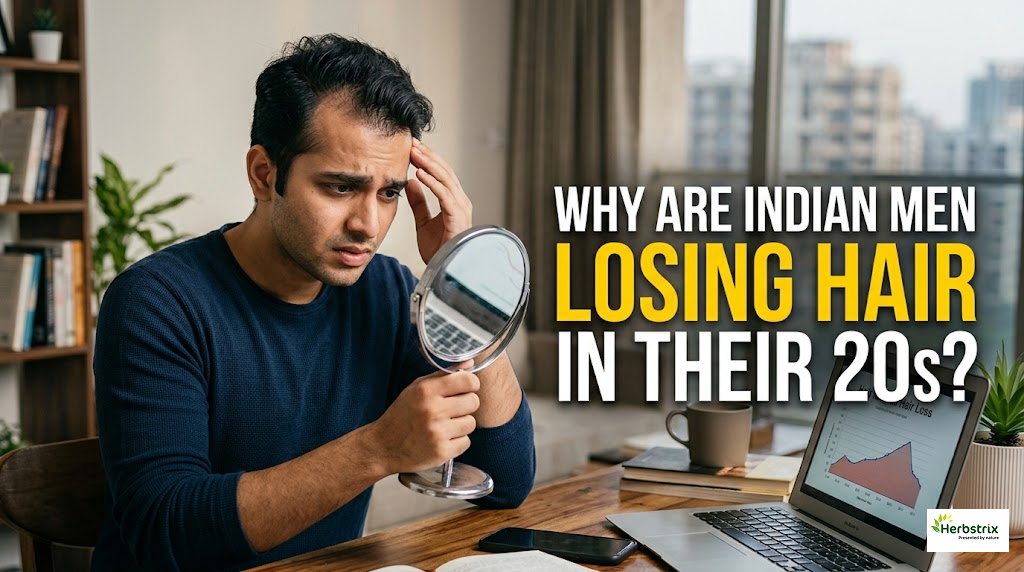 Why Are Indian Men Losing Hair in Their 20s? Causes & Ayurvedic Remedies