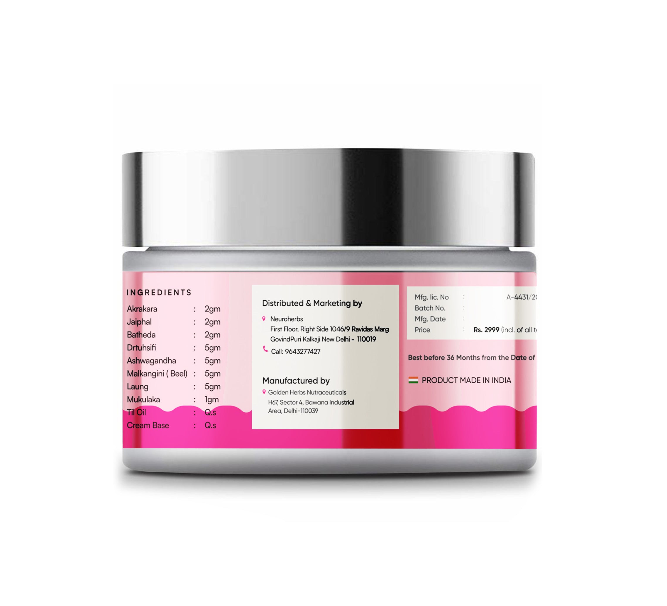 Herbstrix Boogro Herbal Cream