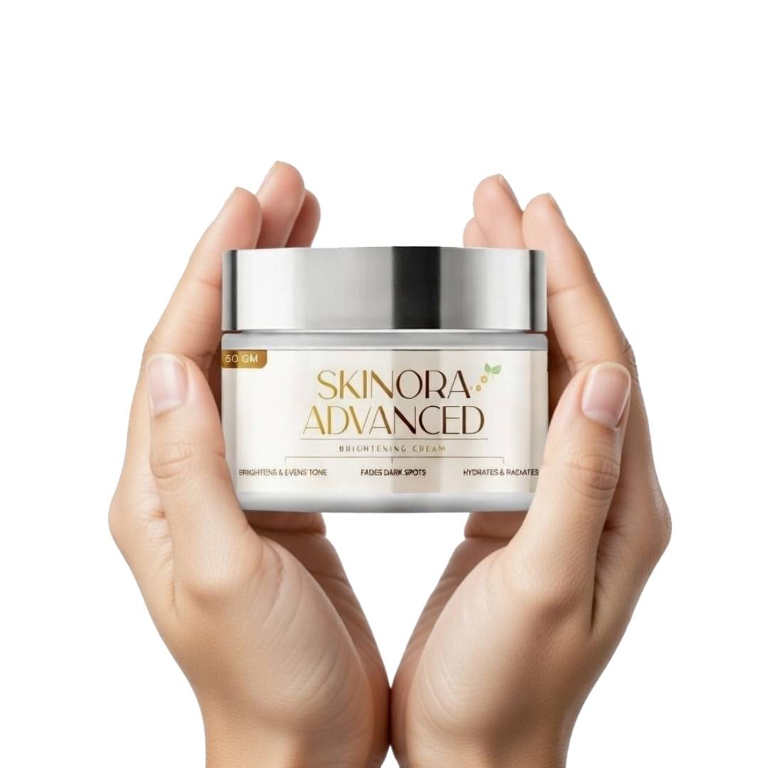 Skinora Advanced Brightening Cream – 50g | Niacinamide, Alpha Arbutin & Kojic Acid | Hydrating Skin Cream for Dark Spots & Uneven Tone