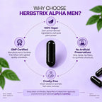 Herbsrix Alpha Men: 100% Herbal Capsules for Energy, Stamina & Confidence