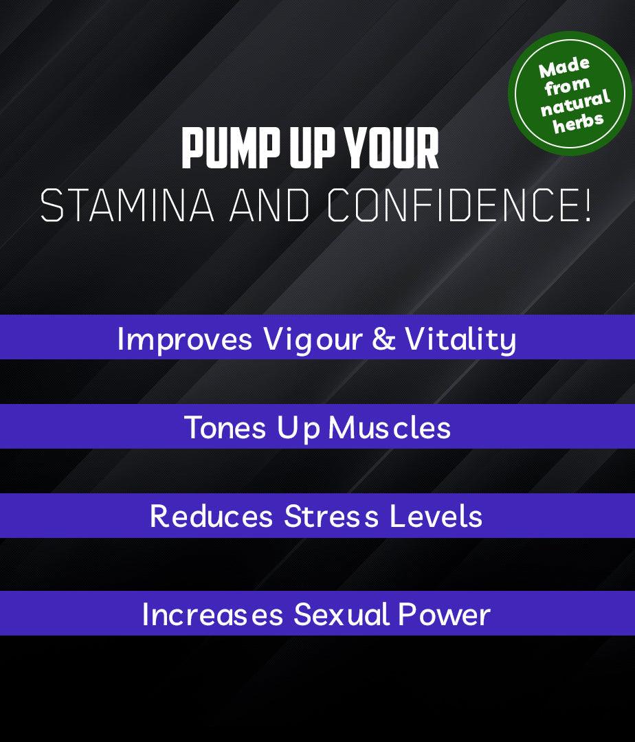 Alpha Men Pump your Stamina and Confidence