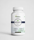 A bottle of Herbstrix Botanic Hair Capsule with a white label, indicating it is a natural hair supplement.