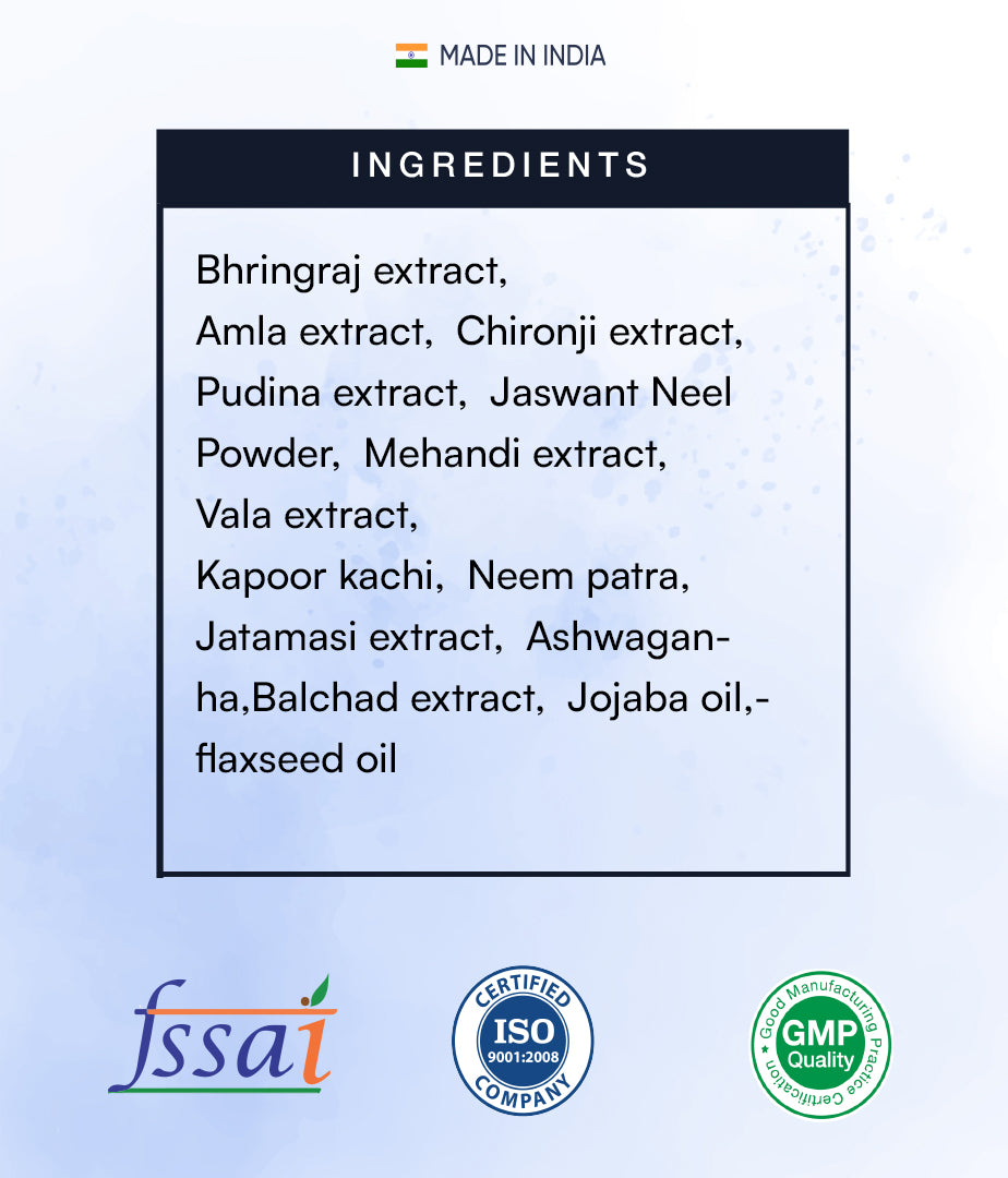 Herbstrix Botanic Hair Ingredients