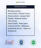 Herbstrix Botanic Hair Ingredients