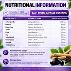 Herbsrix Alpha Men: 100% Herbal Capsules for Energy, Stamina & Confidence